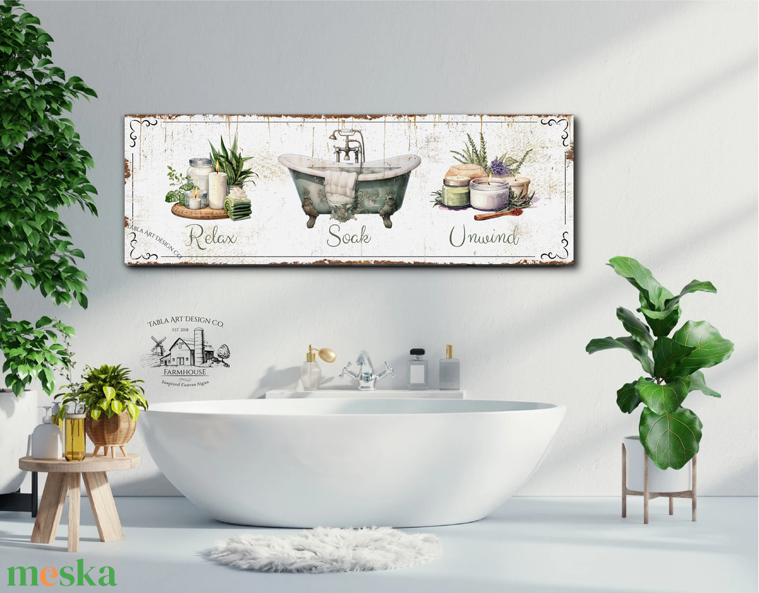 Relax Soak Unwind vászonkép 60x20 cm vagy 90x30 cm méretben - otthon & életmód - dekoráció - kép & falikép - táblakép - Meska.hu Relax Soak Unwind vászonkép 60x20 cm vagy 90x30 cm méretben - otthon & életmód - dekoráció - kép & falikép - táblakép - Meska.hu