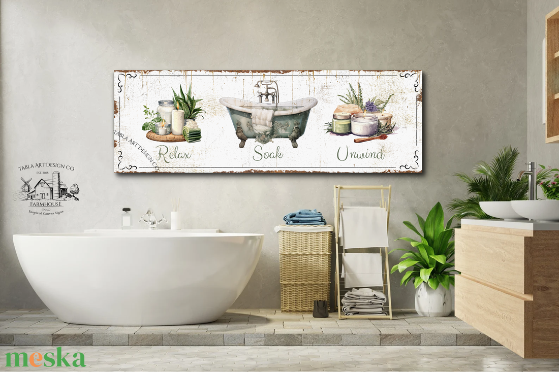 Relax Soak Unwind vászonkép 60x20 cm vagy 90x30 cm méretben - otthon & életmód - dekoráció - kép & falikép - táblakép - Meska.hu Relax Soak Unwind vászonkép 60x20 cm vagy 90x30 cm méretben - otthon & életmód - dekoráció - kép & falikép - táblakép - Meska.hu