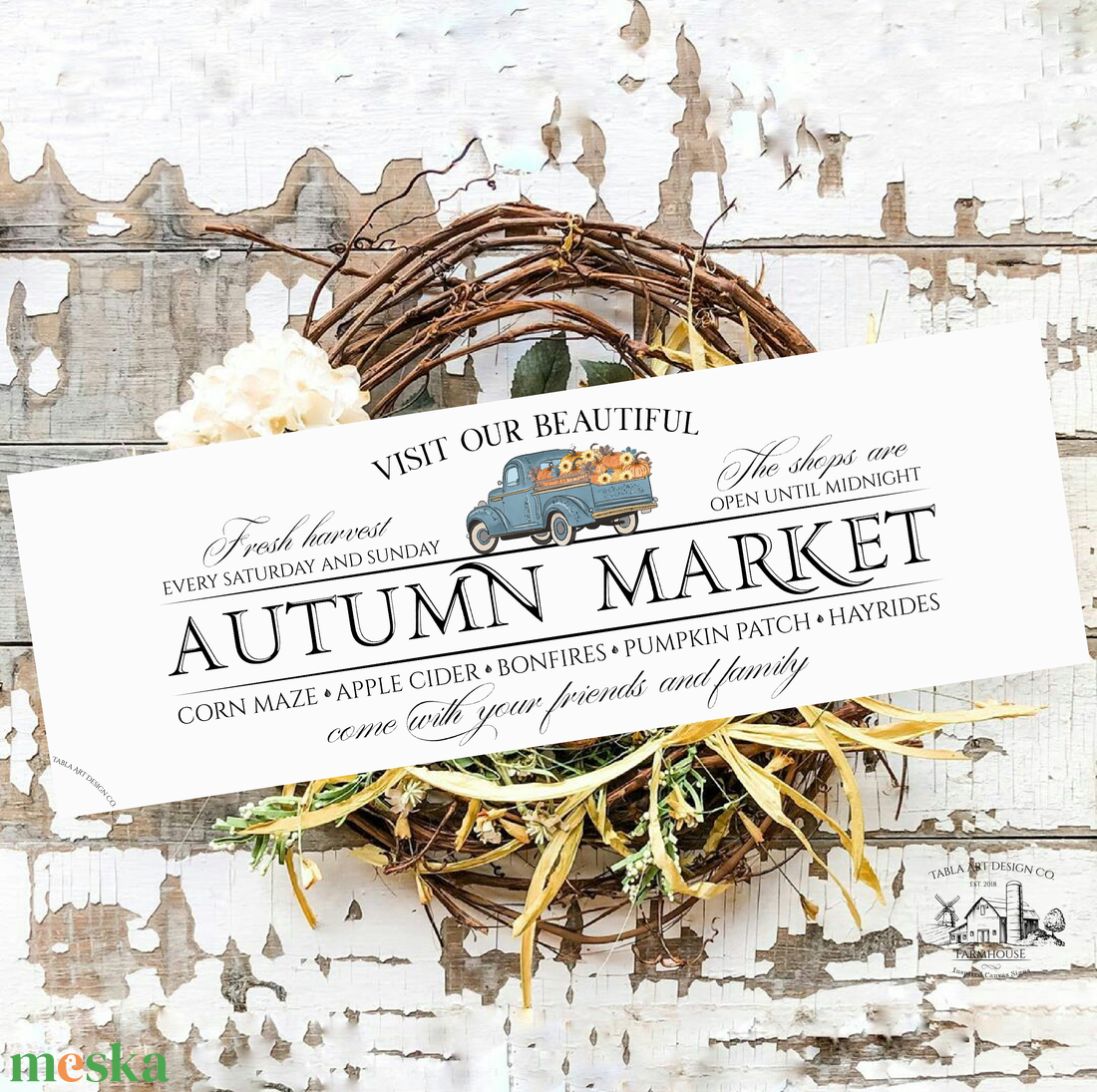 Autumn Market - Kék autó - őszi vászonkép különböző méretben - otthon & életmód - dekoráció - kép & falikép - táblakép - Meska.hu Autumn Market - Kék autó - őszi vászonkép különböző méretben - otthon & életmód - dekoráció - kép & falikép - táblakép - Meska.hu