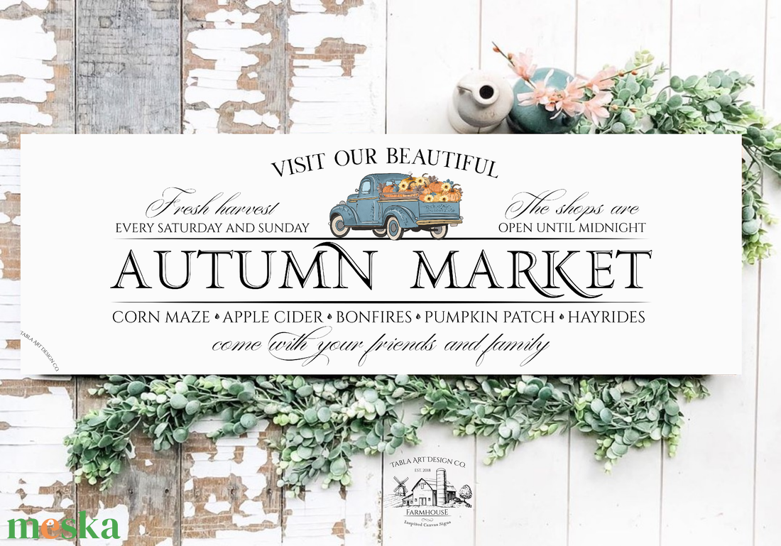 Autumn Market - Kék autó - őszi vászonkép különböző méretben - otthon & életmód - dekoráció - kép & falikép - táblakép - Meska.hu Autumn Market - Kék autó - őszi vászonkép különböző méretben - otthon & életmód - dekoráció - kép & falikép - táblakép - Meska.hu