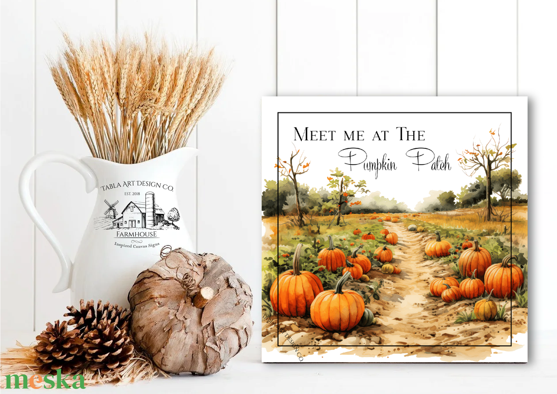 Meet me at the pumpkin patch - őszi vászonkép különböző méretben - otthon & életmód - dekoráció - kép & falikép - táblakép - Meska.hu Meet me at the pumpkin patch - őszi vászonkép különböző méretben - otthon & életmód - dekoráció - kép & falikép - táblakép - Meska.hu