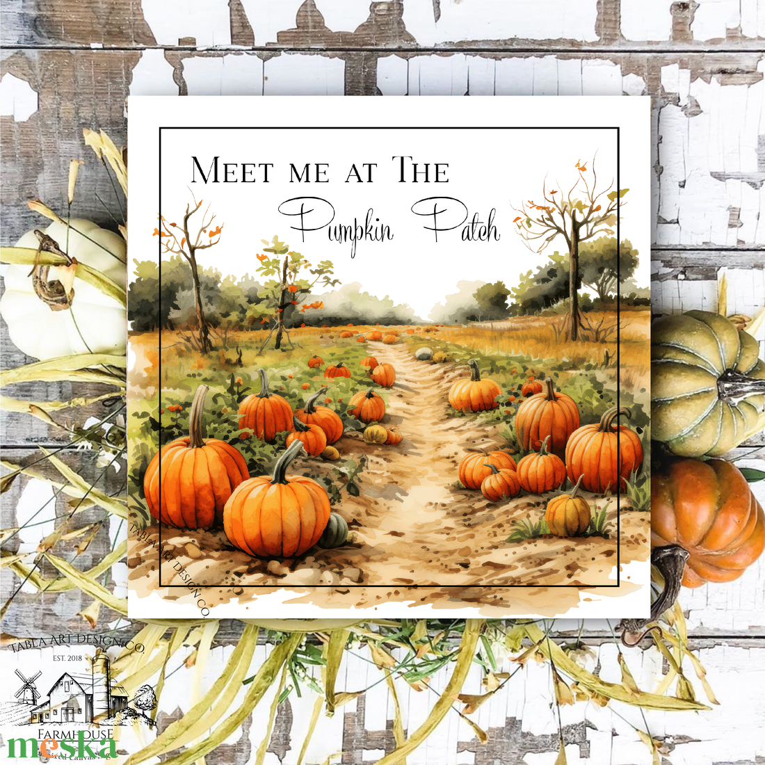 Meet me at the pumpkin patch - őszi vászonkép különböző méretben - otthon & életmód - dekoráció - kép & falikép - táblakép - Meska.hu Meet me at the pumpkin patch - őszi vászonkép különböző méretben - otthon & életmód - dekoráció - kép & falikép - táblakép - Meska.hu