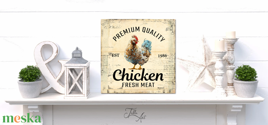 Premium quality fresh chicken - vászonkép különböző méretben - otthon & életmód - dekoráció - kép & falikép - táblakép - Meska.hu Premium quality fresh chicken - vászonkép különböző méretben - otthon & életmód - dekoráció - kép & falikép - táblakép - Meska.hu