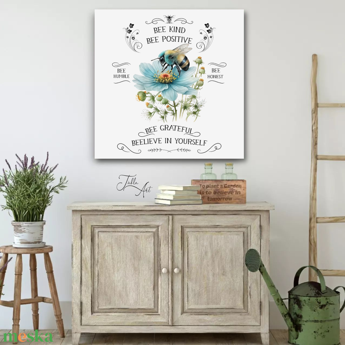 Bee kind, bee positive - vászonkép különböző méretben - otthon & életmód - dekoráció - kép & falikép - táblakép - Meska.hu Bee kind, bee positive - vászonkép különböző méretben - otthon & életmód - dekoráció - kép & falikép - táblakép - Meska.hu