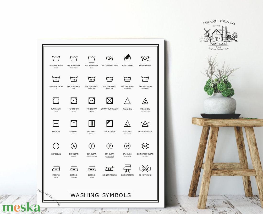 Washing symbols, mosás színbólumai - vászonkép különböző méretben - otthon & életmód - dekoráció - kép & falikép - táblakép - Meska.hu Washing symbols, mosás színbólumai - vászonkép különböző méretben - otthon & életmód - dekoráció - kép & falikép - táblakép - Meska.hu