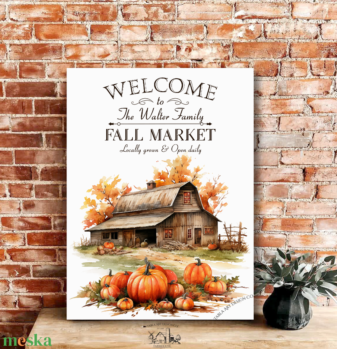 Welcome to the Family Fall Market - családnévvel - őszi vászonkép különböző méretben - otthon & életmód - dekoráció - kép & falikép - táblakép - Meska.hu Welcome to the Family Fall Market - családnévvel - őszi vászonkép különböző méretben - otthon & életmód - dekoráció - kép & falikép - táblakép - Meska.hu