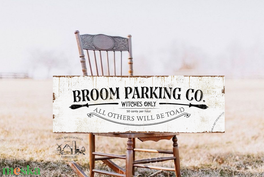 Broom Parking Co. - Witches only - rozsdás hatás - Halloween őszi vászonkép különböző méretben - otthon & életmód - dekoráció - kép & falikép - táblakép - Meska.hu Broom Parking Co. - Witches only - rozsdás hatás - Halloween őszi vászonkép különböző méretben - otthon & életmód - dekoráció - kép & falikép - táblakép - Meska.hu