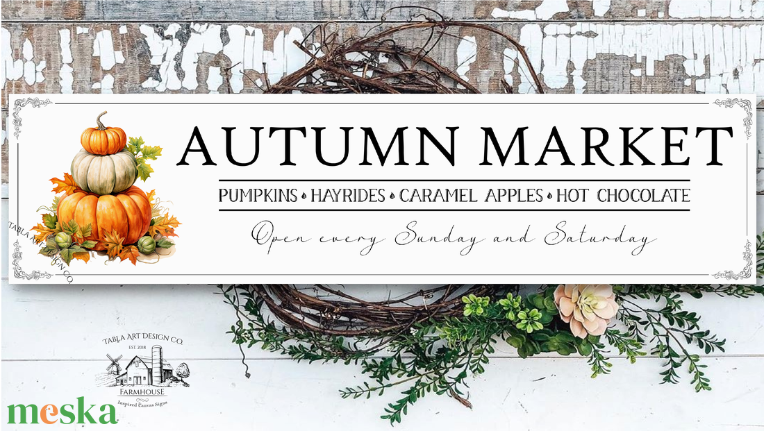 Autumn Market - Tökök - őszi vászonkép különböző méretben - otthon & életmód - dekoráció - kép & falikép - táblakép - Meska.hu Autumn Market - Tökök - őszi vászonkép különböző méretben - otthon & életmód - dekoráció - kép & falikép - táblakép - Meska.hu