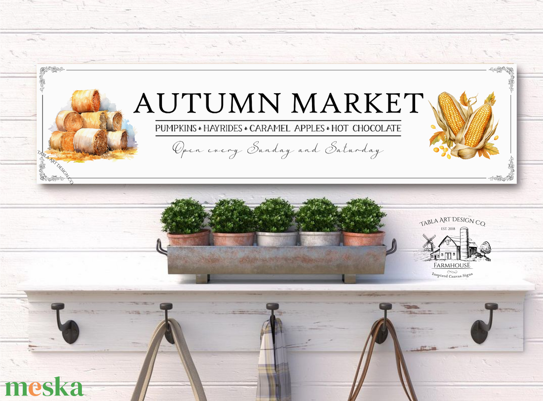 Autumn Market - Széna és kukorica - őszi vászonkép különböző méretben - otthon & életmód - dekoráció - kép & falikép - táblakép - Meska.hu Autumn Market - Széna és kukorica - őszi vászonkép különböző méretben - otthon & életmód - dekoráció - kép & falikép - táblakép - Meska.hu