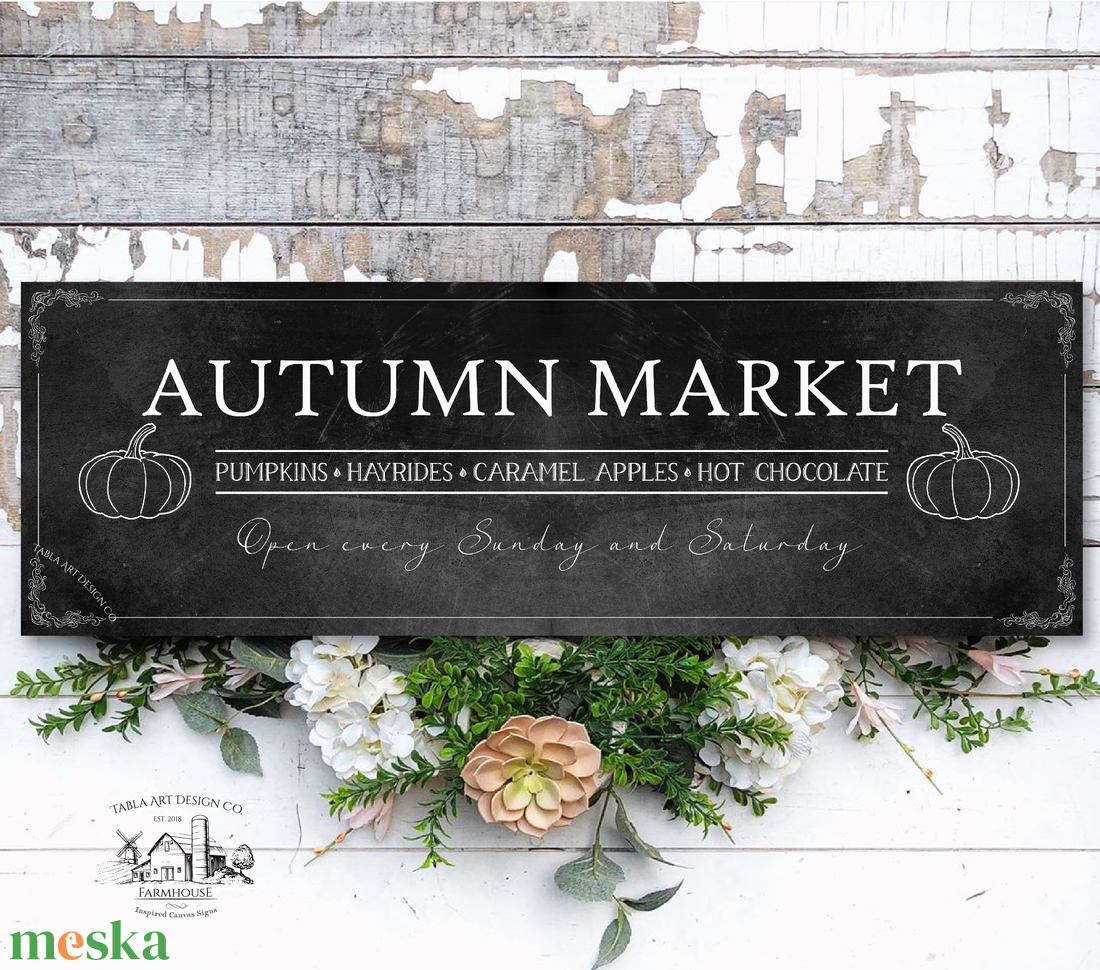 Autumn market - Fekete - őszi vászonkép különböző méretben - otthon & életmód - dekoráció - kép & falikép - táblakép - Meska.hu Autumn market - Fekete - őszi vászonkép különböző méretben - otthon & életmód - dekoráció - kép & falikép - táblakép - Meska.hu