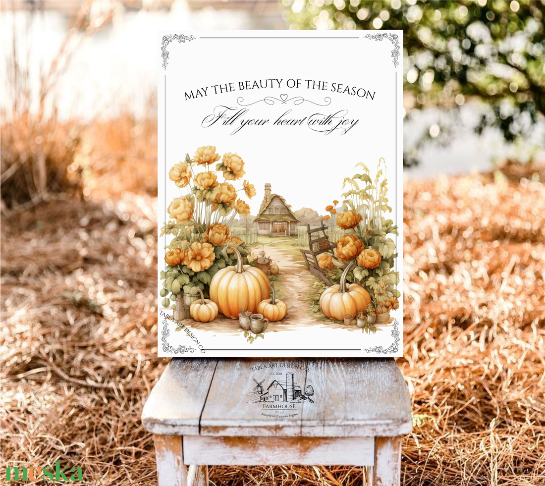 May the beauty of the season fill your heart with joy - őszi vászonkép különböző méretben - otthon & életmód - dekoráció - kép & falikép - táblakép - Meska.hu May the beauty of the season fill your heart with joy - őszi vászonkép különböző méretben - otthon & életmód - dekoráció - kép & falikép - táblakép - Meska.hu