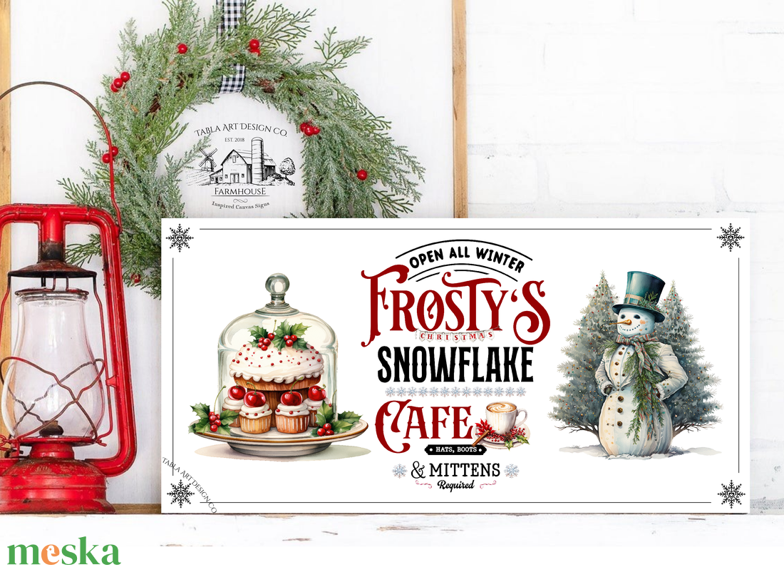 Frosties snowflake cafe - karácsonyi vászonkép különböző méretben - otthon & életmód - dekoráció - kép & falikép - táblakép - Meska.hu Frosties snowflake cafe - karácsonyi vászonkép különböző méretben - otthon & életmód - dekoráció - kép & falikép - táblakép - Meska.hu