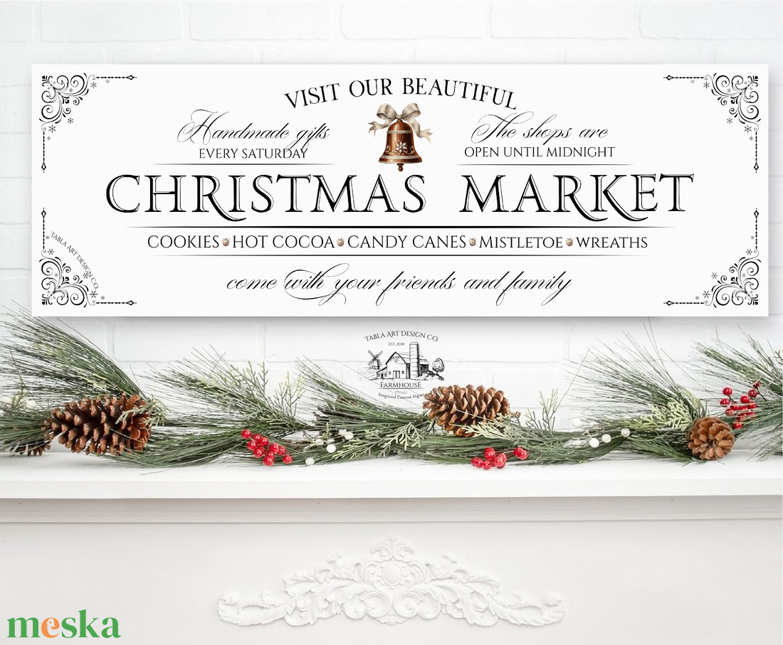 Christmas Market - Harang - Karácsonyi vászonkép különböző méretben - otthon & életmód - dekoráció - kép & falikép - táblakép - Meska.hu Christmas Market - Harang - Karácsonyi vászonkép különböző méretben - otthon & életmód - dekoráció - kép & falikép - táblakép - Meska.hu