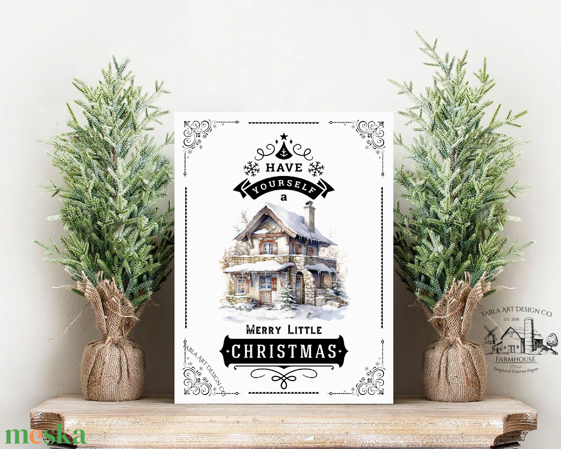 Have yourself a merry little Christmas - Karácsonyi vászonkép különböző méretben - otthon & életmód - dekoráció - kép & falikép - táblakép - Meska.hu Have yourself a merry little Christmas - Karácsonyi vászonkép különböző méretben - otthon & életmód - dekoráció - kép & falikép - táblakép - Meska.hu
