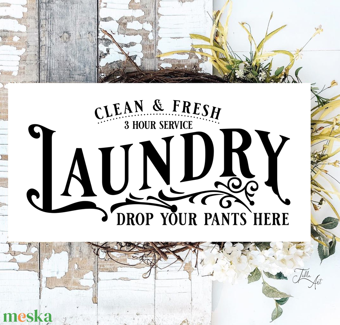  Clean and Fresh Laundry - vászonkép különböző méretben - otthon & életmód - dekoráció - kép & falikép - táblakép - Meska.hu