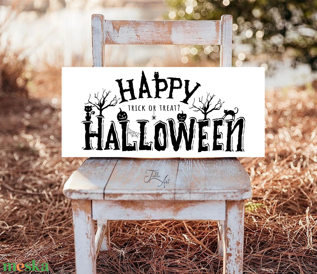 Happy Halloween - vászonkép különböző méretben - otthon & életmód - dekoráció - kép & falikép - táblakép - Meska.hu