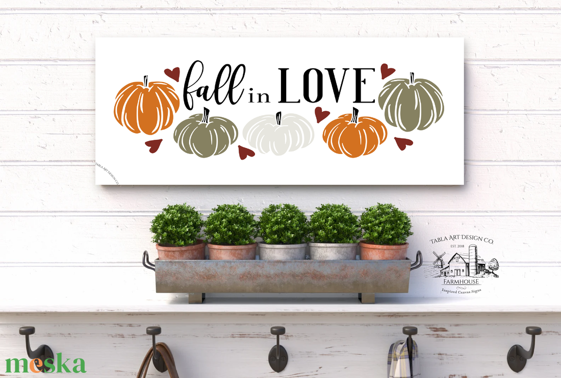 Fall in love - vászonkép különböző méretben - otthon & életmód - dekoráció - kép & falikép - táblakép - Meska.hu
