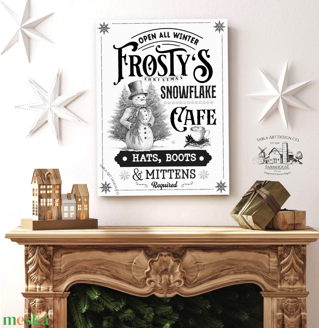 Frosty's Snowflake coffee - karácsonyi vászonkép különböző méretben - otthon & életmód - dekoráció - kép & falikép - táblakép - Meska.hu Frosty's Snowflake coffee - karácsonyi vászonkép különböző méretben - otthon & életmód - dekoráció - kép & falikép - táblakép - Meska.hu