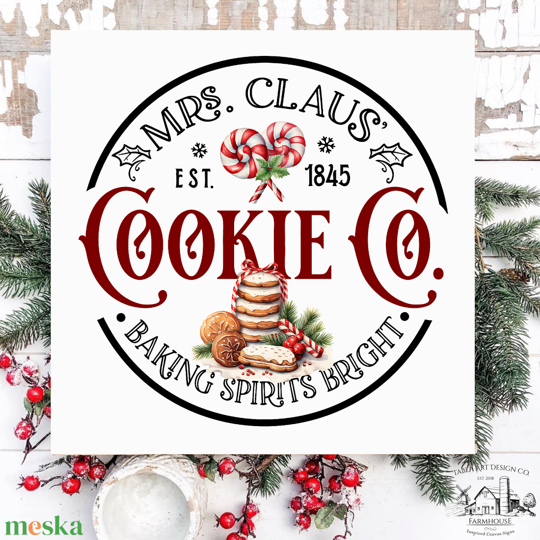 Mrs. Claus Cookie - karácsonyi vászonkép különböző méretben - otthon & életmód - dekoráció - kép & falikép - táblakép - Meska.hu Mrs. Claus Cookie - karácsonyi vászonkép különböző méretben - otthon & életmód - dekoráció - kép & falikép - táblakép - Meska.hu