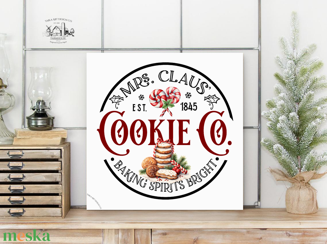 Mrs. Claus Cookie - karácsonyi vászonkép különböző méretben - otthon & életmód - dekoráció - kép & falikép - táblakép - Meska.hu Mrs. Claus Cookie - karácsonyi vászonkép különböző méretben - otthon & életmód - dekoráció - kép & falikép - táblakép - Meska.hu