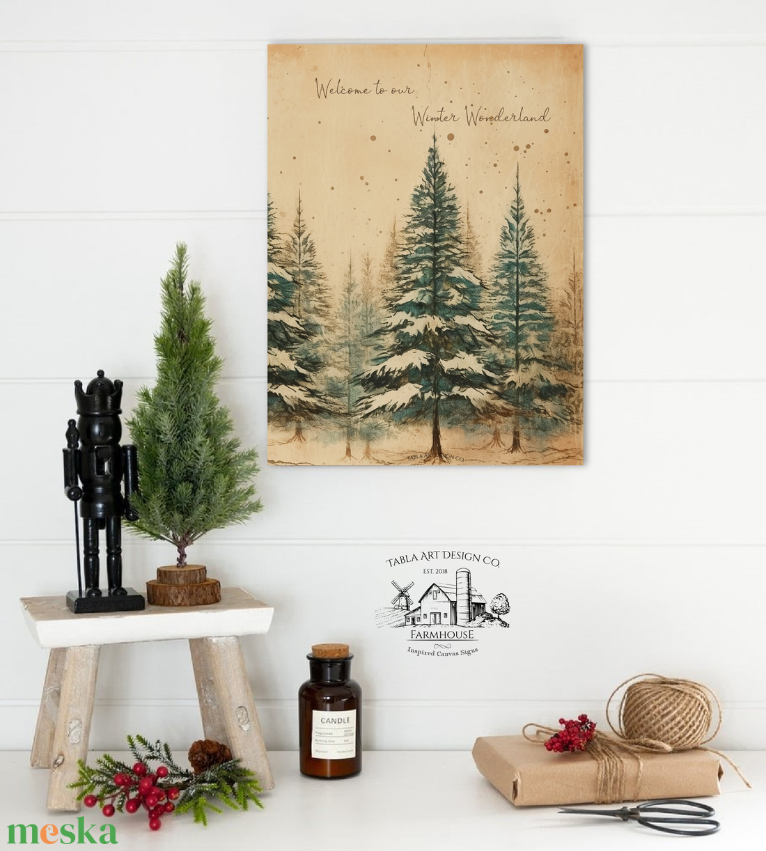 Welcome to our Winter Wonderland - karácsonyi vászonkép különböző méretben - otthon & életmód - dekoráció - kép & falikép - táblakép - Meska.hu Welcome to our Winter Wonderland - karácsonyi vászonkép különböző méretben - otthon & életmód - dekoráció - kép & falikép - táblakép - Meska.hu