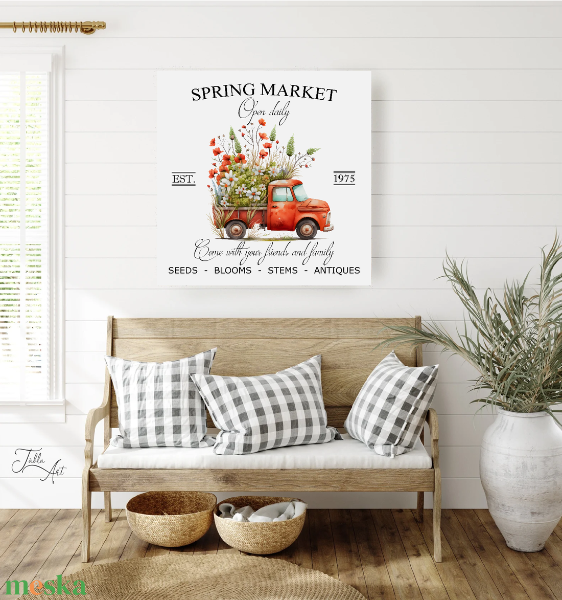 Spring market - piros autó - húsvéti, tavaszi vászonkép különböző méretben - otthon & életmód - dekoráció - kép & falikép - táblakép - Meska.hu Spring market - piros autó - húsvéti, tavaszi vászonkép különböző méretben - otthon & életmód - dekoráció - kép & falikép - táblakép - Meska.hu