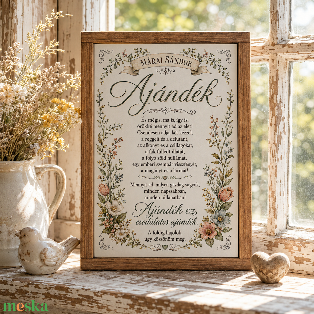 Vers - egyedi vászonkép 40x27 cm - otthon & életmód - dekoráció - kép & falikép - vászonkép - Meska.hu
