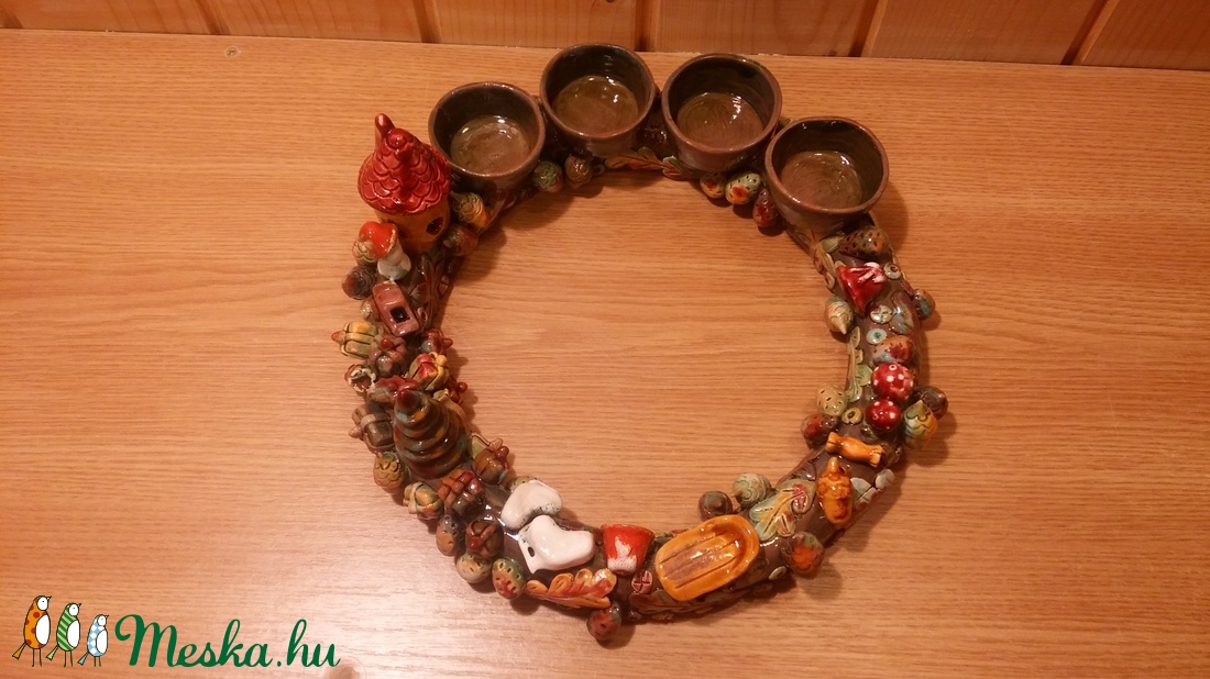 Adventi koszorú - - Meska.hu Adventi koszorú - - Meska.hu