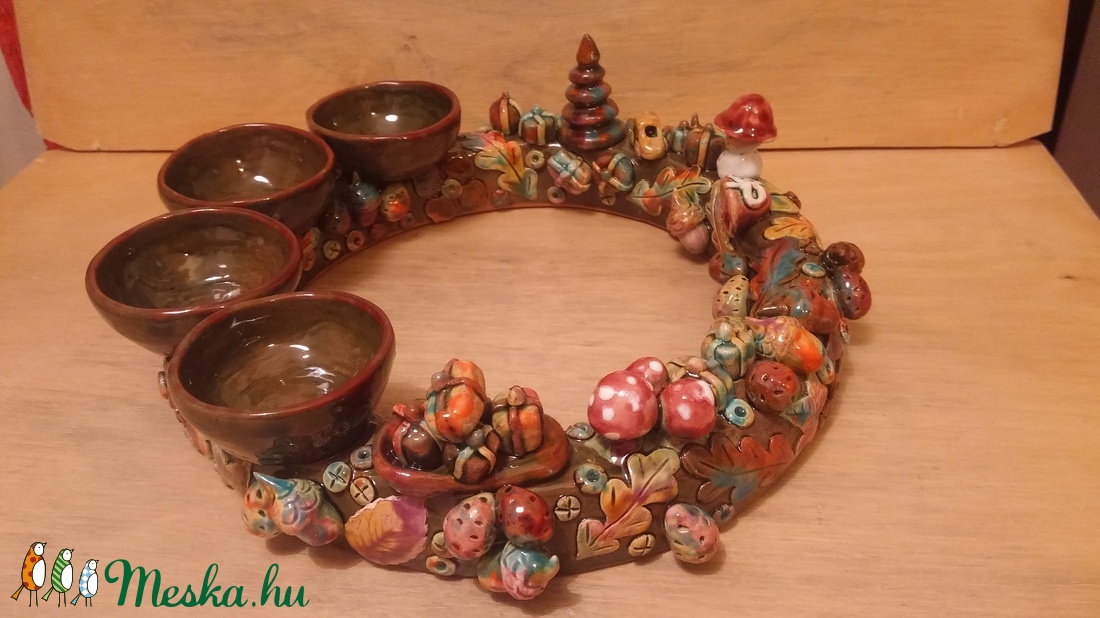 Adventi koszorú - otthon & életmód - dekoráció - dísztárgy - Meska.hu Adventi koszorú - otthon & életmód - dekoráció - dísztárgy - Meska.hu