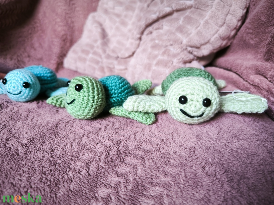 Mini teknős - játék & sport - plüssállat & játékfigura - más figura - Meska.hu Mini teknős - játék & sport - plüssállat & játékfigura - más figura - Meska.hu