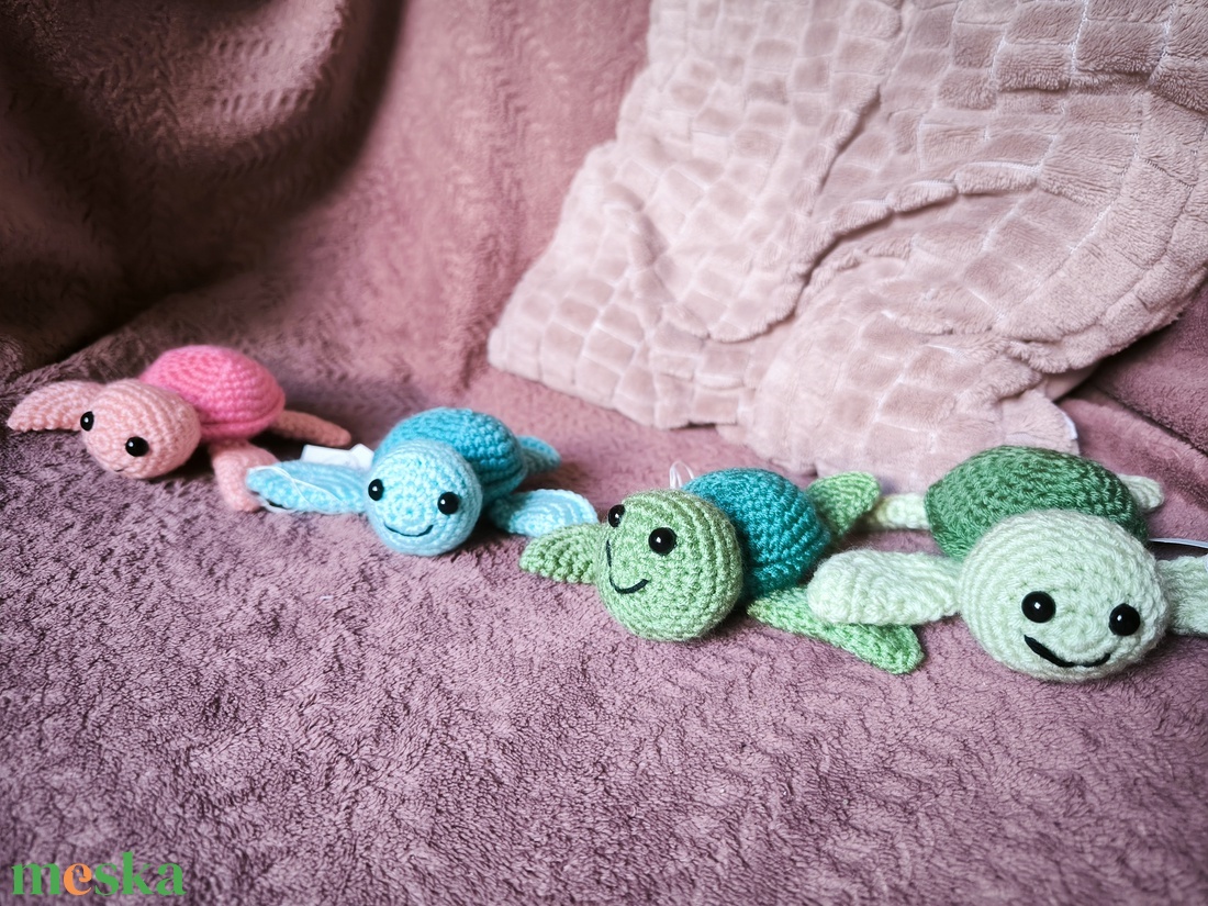 Mini teknős - játék & sport - plüssállat & játékfigura - más figura - Meska.hu Mini teknős - játék & sport - plüssállat & játékfigura - más figura - Meska.hu