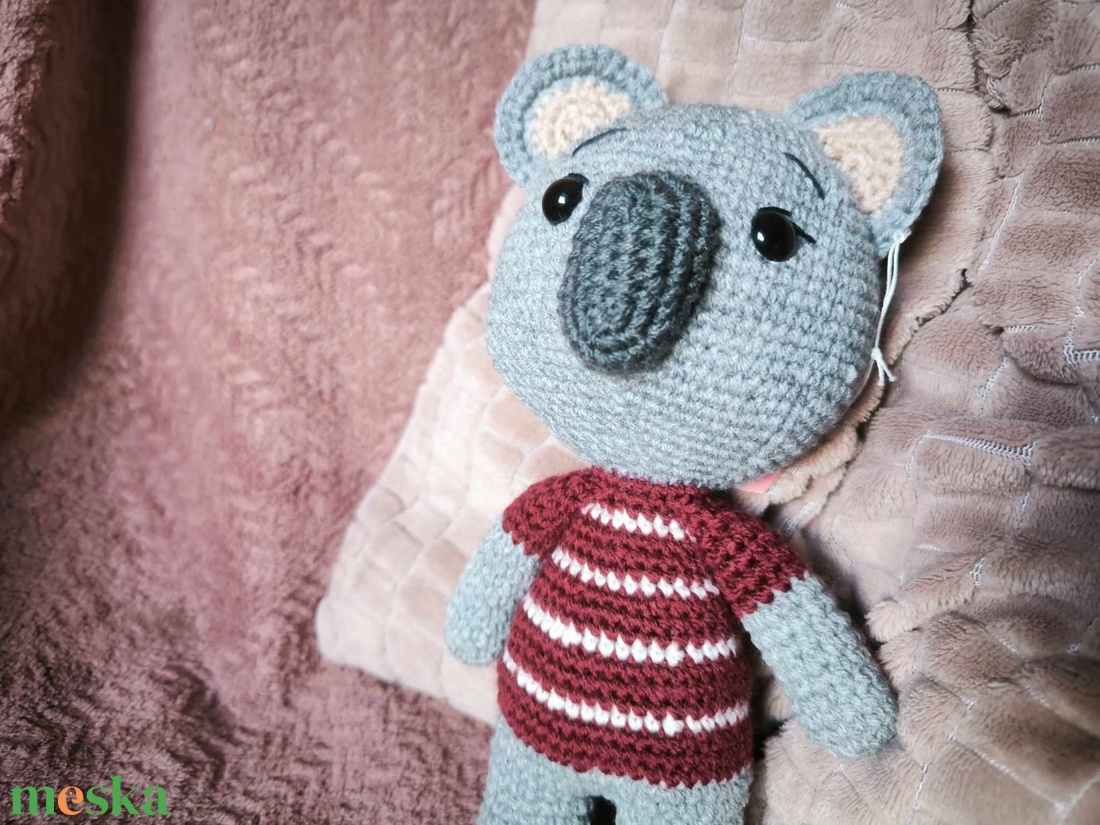 Horgolt koala - játék & sport - plüssállat & játékfigura - más figura - Meska.hu Horgolt koala - játék & sport - plüssállat & játékfigura - más figura - Meska.hu