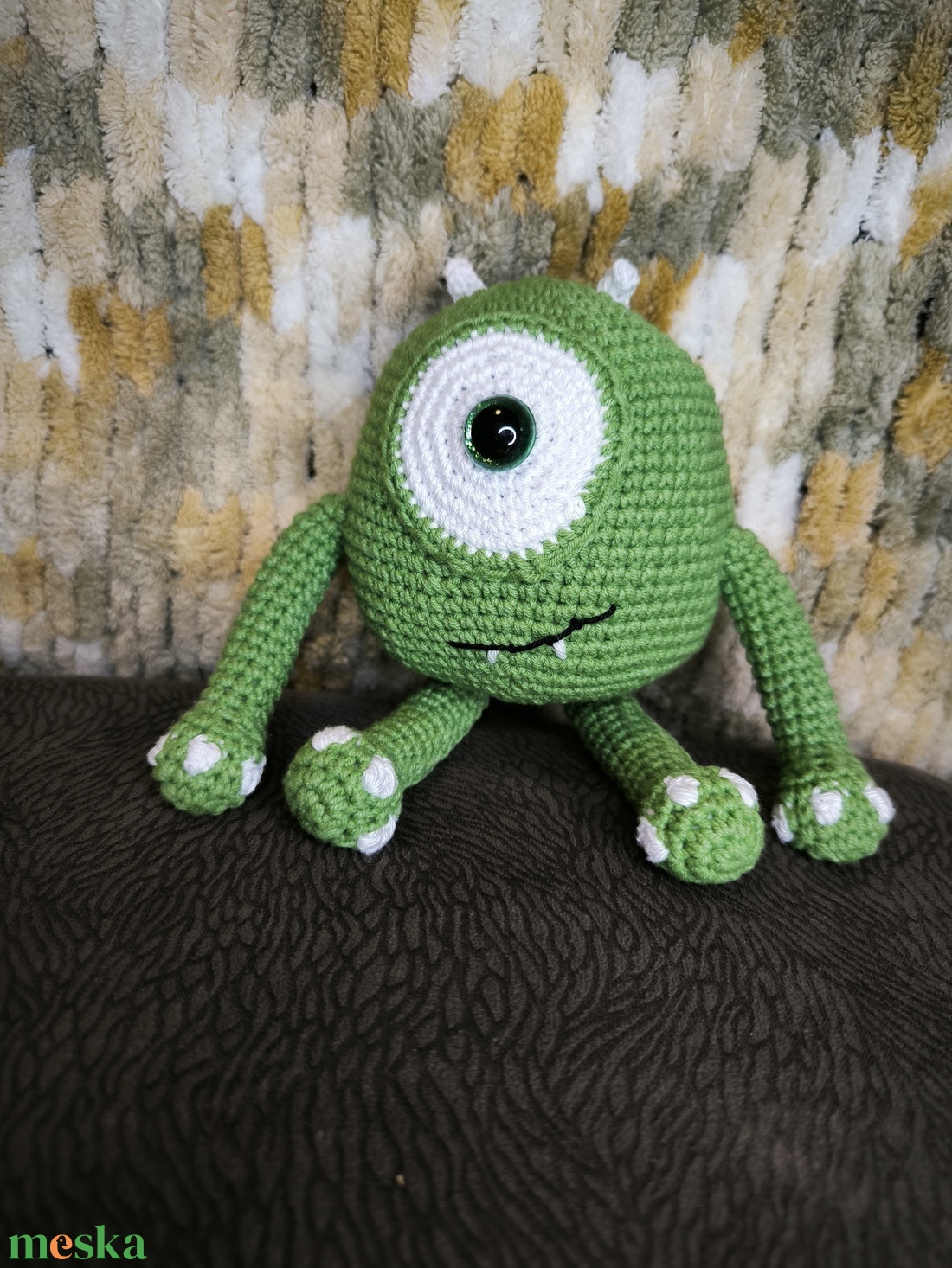 Mike Wazowski  - játék & sport - plüssállat & játékfigura - szörnyike - Meska.hu