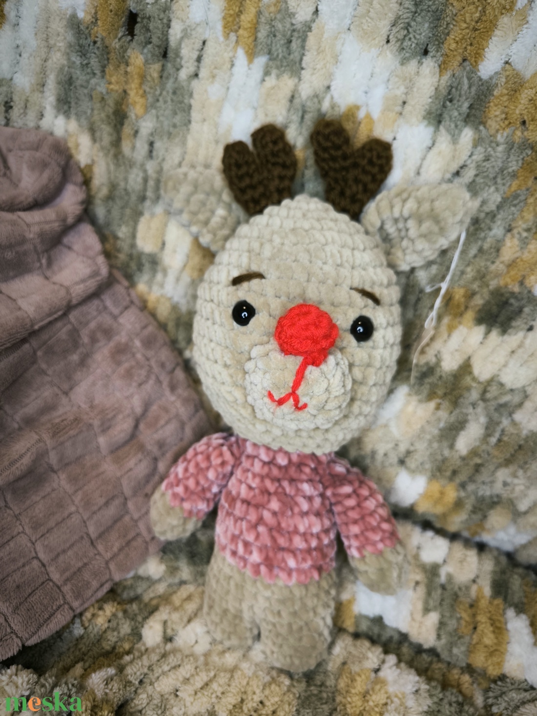 Szarvas - játék & sport - plüssállat & játékfigura - más figura - Meska.hu