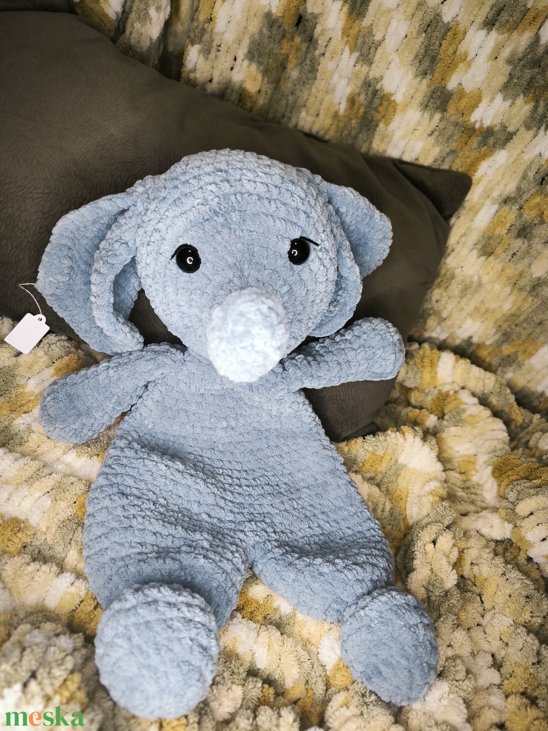 Elefántos alvópajti - játék & sport - 3 éves kor alattiaknak - alvóka & rongyi - Meska.hu