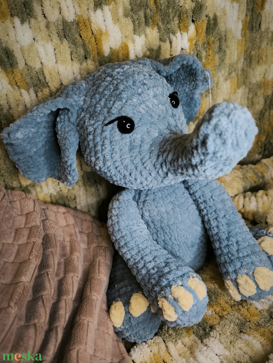Elefánt - játék & sport - plüssállat & játékfigura - elefánt - Meska.hu