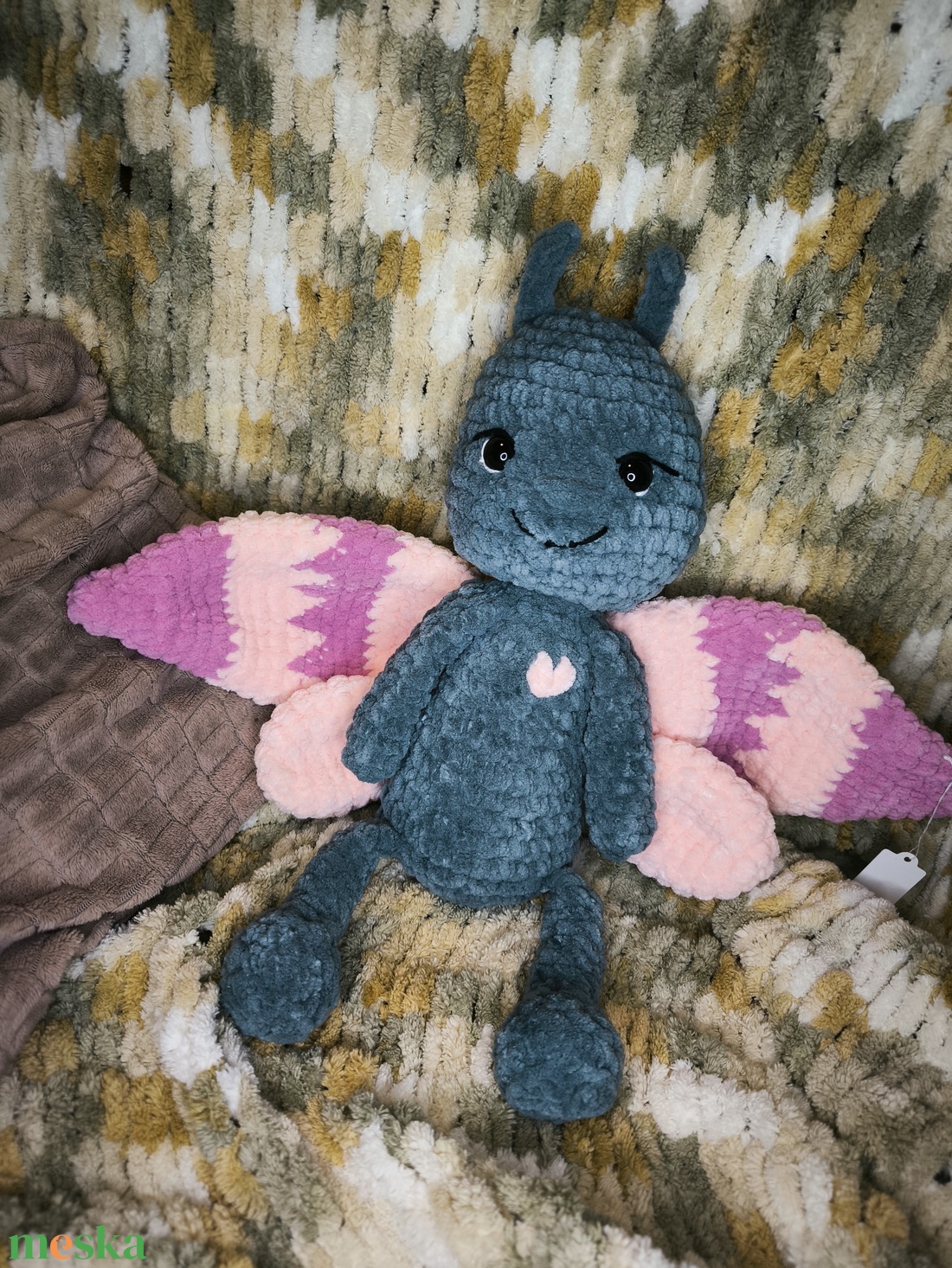 Horgolt pillangó - játék & sport - plüssállat & játékfigura - más figura - Meska.hu