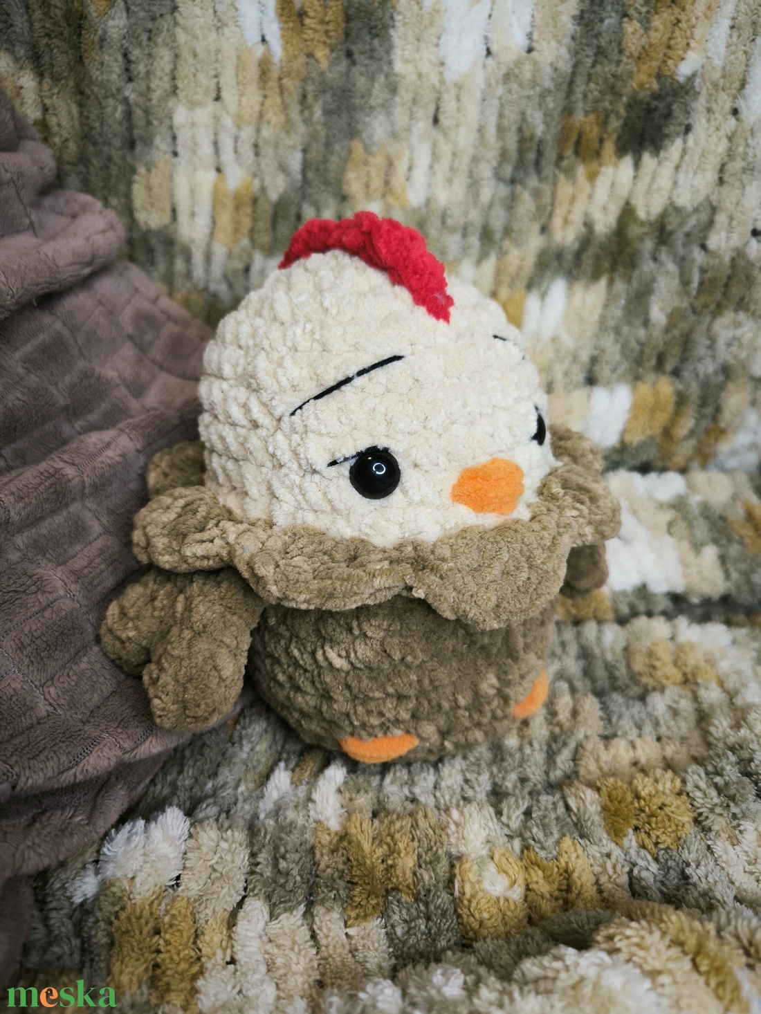 Horgolt kakas - játék & sport - plüssállat & játékfigura - más figura - Meska.hu