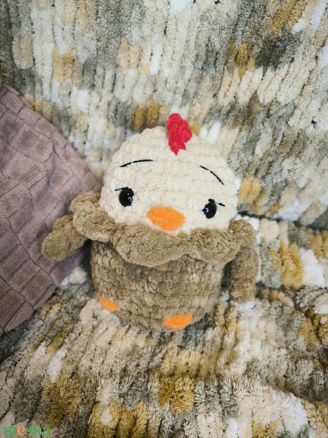 Horgolt kakas - játék & sport - plüssállat & játékfigura - más figura - Meska.hu