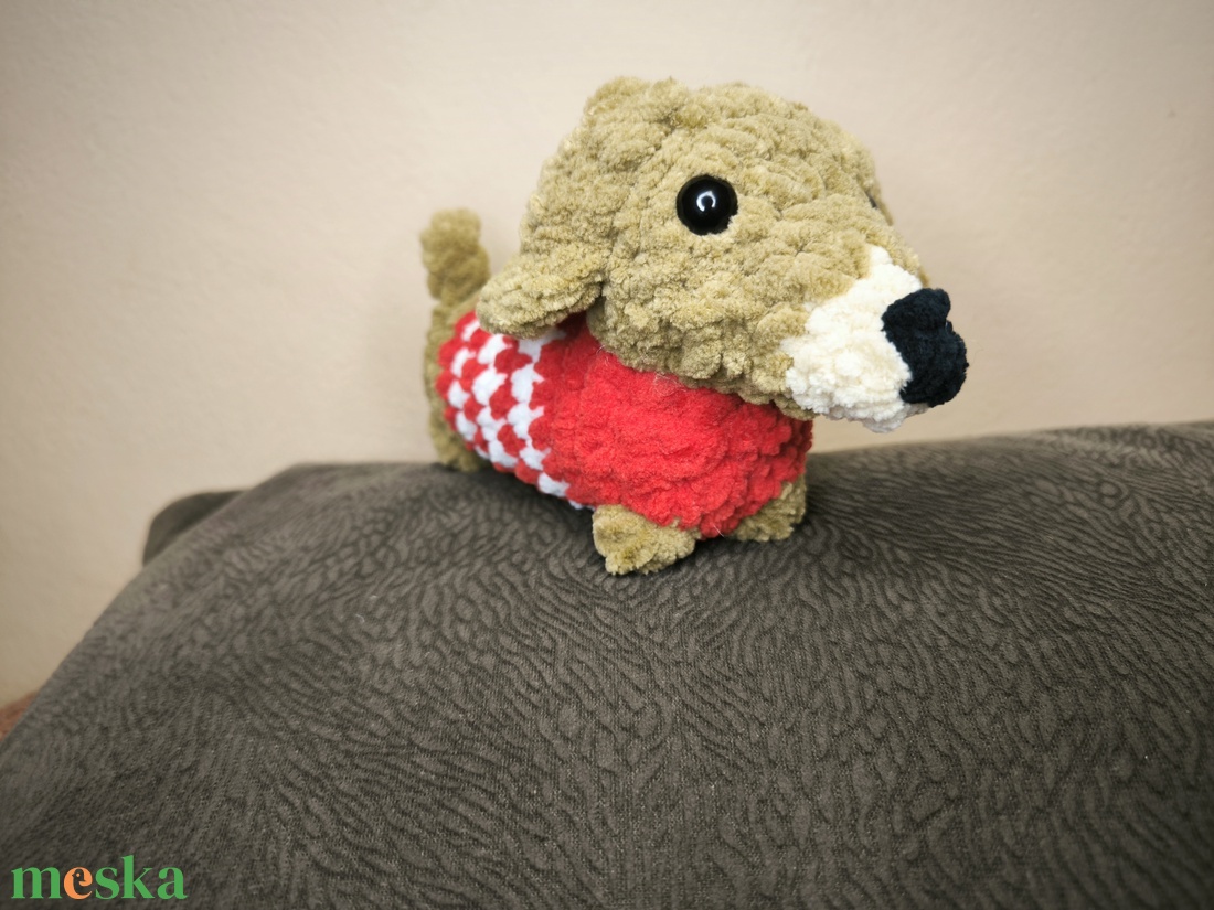 Mini tacskó - játék & sport - plüssállat & játékfigura - kutya - Meska.hu