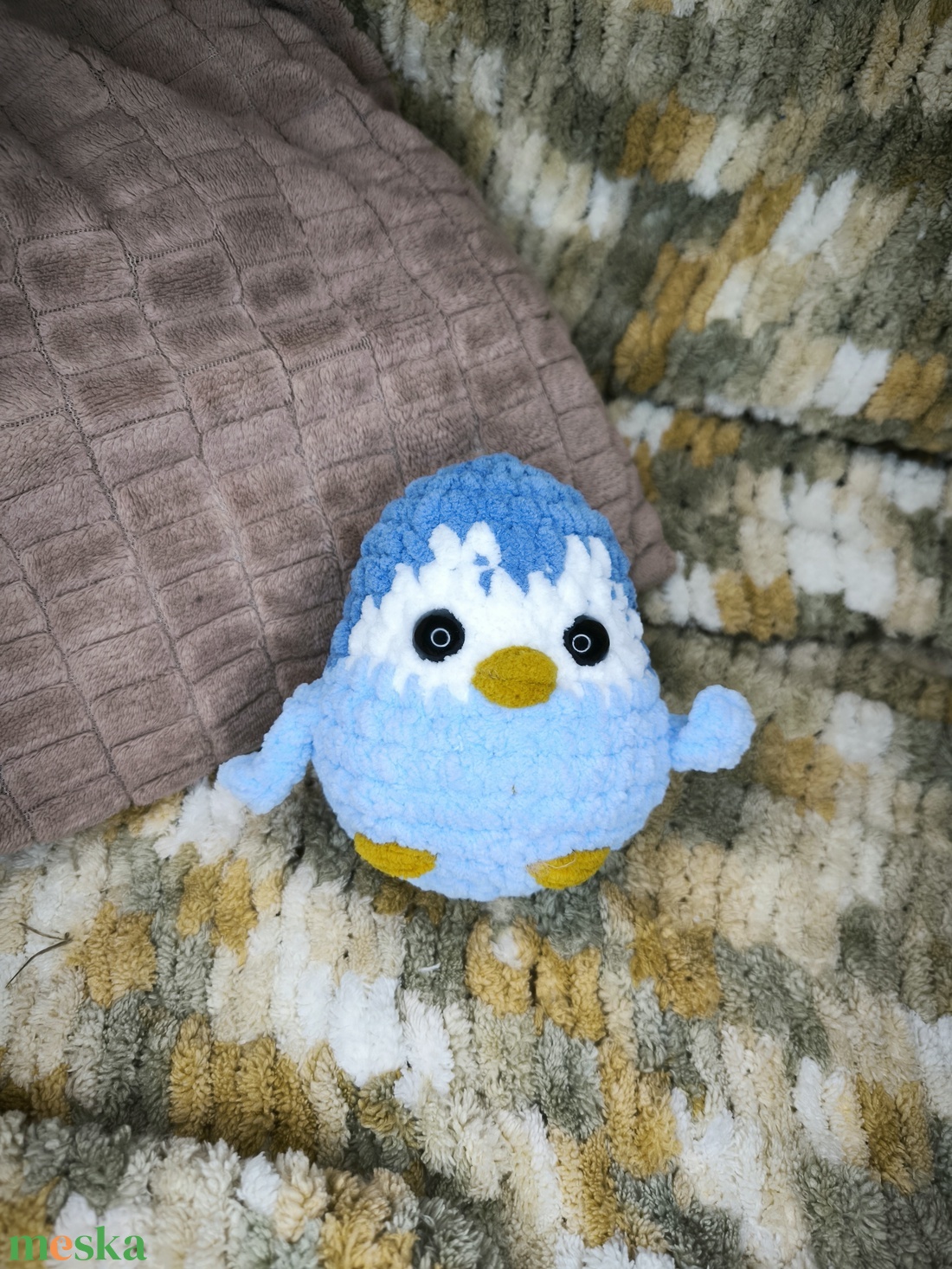 Mini pingvin - játék & sport - plüssállat & játékfigura - madár - Meska.hu