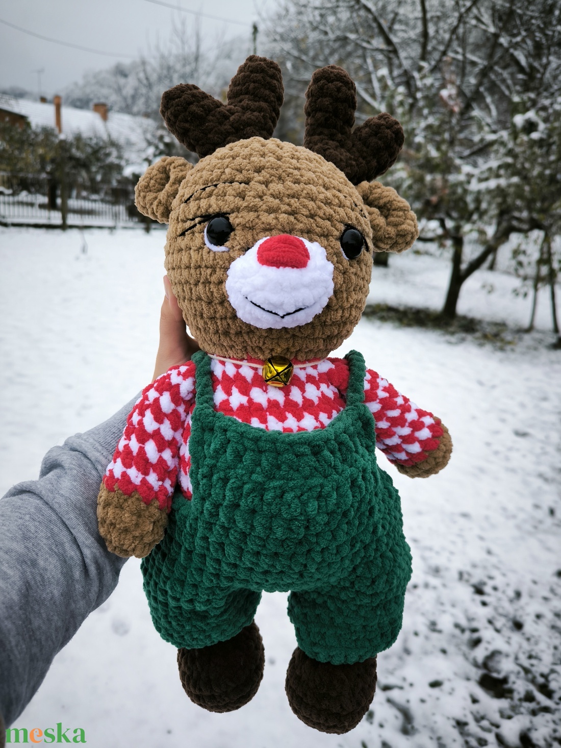 Rénszarvas  - játék & sport - plüssállat & játékfigura - más figura - Meska.hu