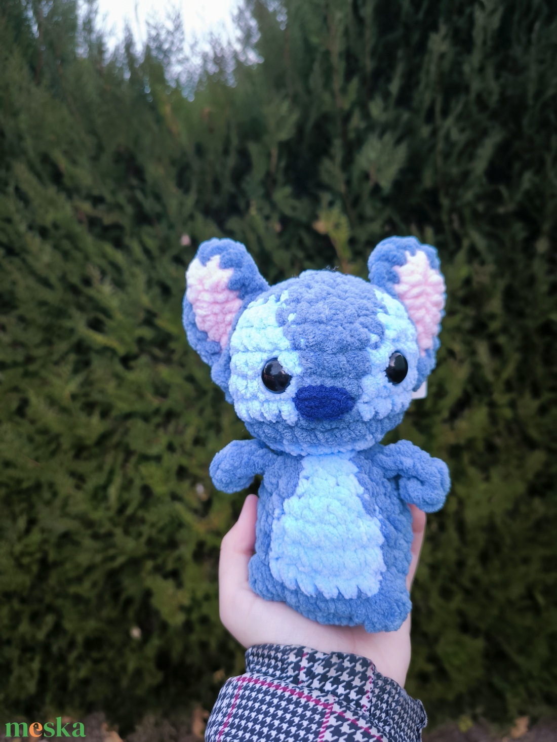 Horgolt pici Stitch - játék & sport - plüssállat & játékfigura - plüss mesefigurák - Meska.hu