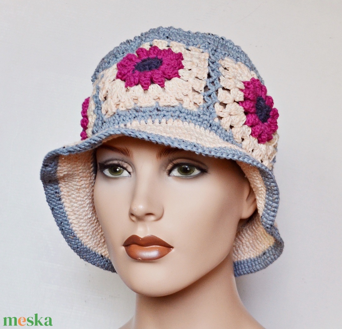 Nyári vödör kalap - Bucket hat - ruha & divat - sál, sapka, kendő - kalap - Meska.hu Nyári vödör kalap - Bucket hat - ruha & divat - sál, sapka, kendő - kalap - Meska.hu