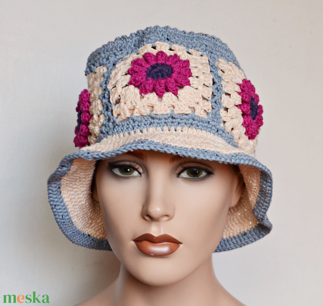 Nyári vödör kalap - Bucket hat - ruha & divat - sál, sapka, kendő - kalap - Meska.hu Nyári vödör kalap - Bucket hat - ruha & divat - sál, sapka, kendő - kalap - Meska.hu