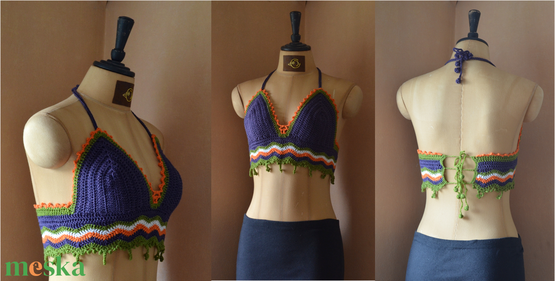 Sziget bralette top - ruha & divat - női ruha - top - Meska.hu Sziget bralette top - ruha & divat - női ruha - top - Meska.hu