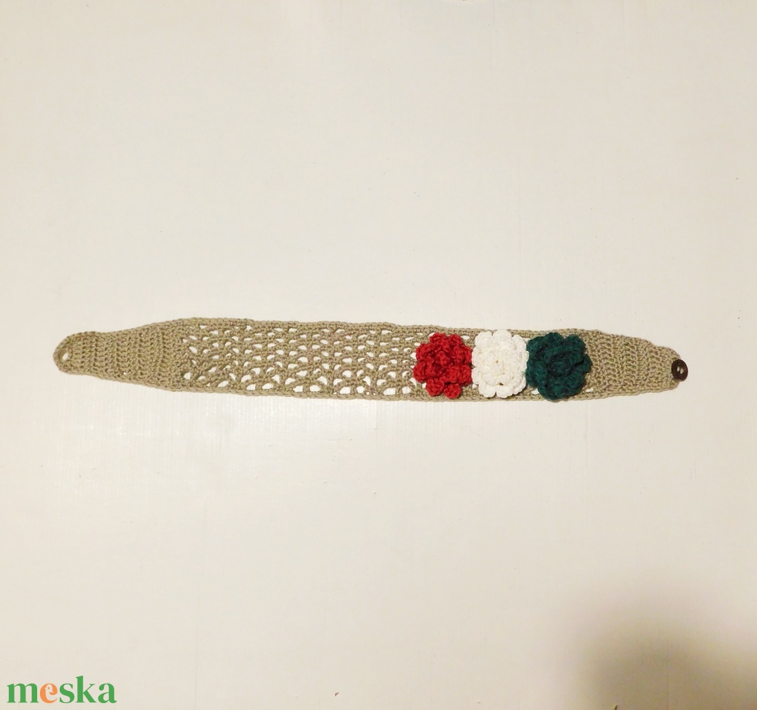 Tricolor fejpánt - ruha & divat - sál, sapka, kendő - fejpánt - Meska.hu Tricolor fejpánt - ruha & divat - sál, sapka, kendő - fejpánt - Meska.hu