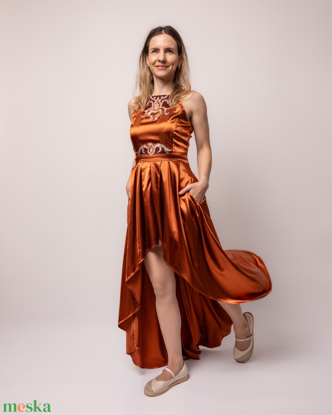 Kényelmes női balerina széles lábra: szürkés-bézs - ruha & divat - cipő & papucs - cipő, szandál - Meska.hu