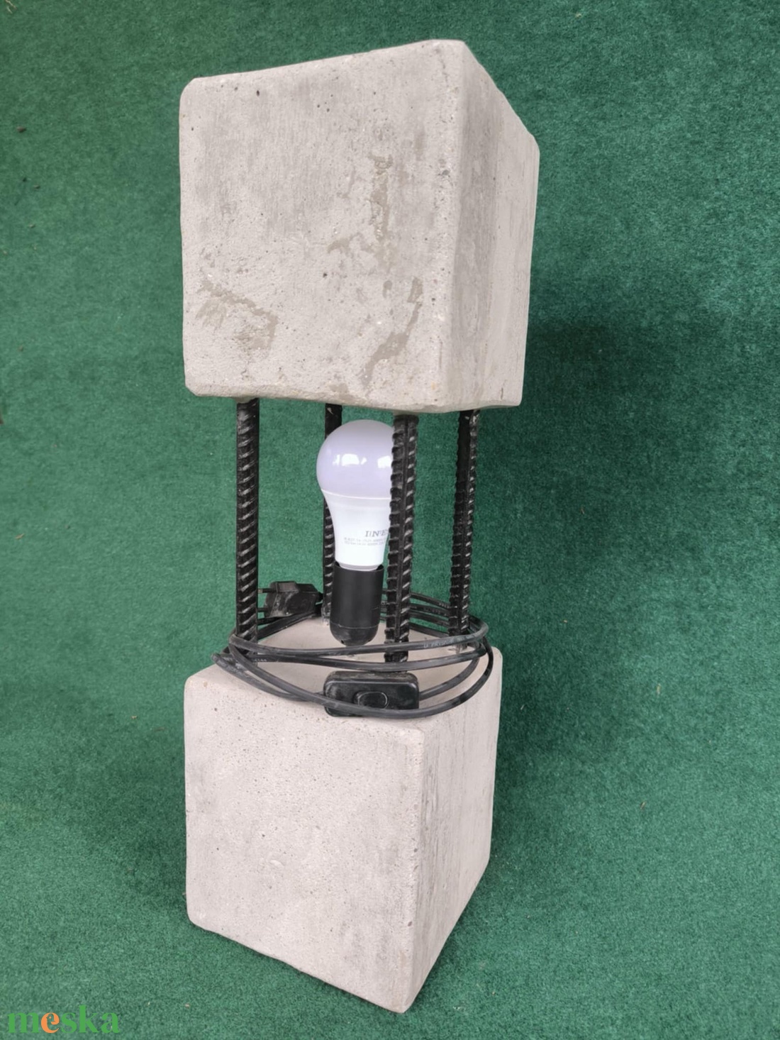 Beton lámpa - otthon & életmód - lámpa - állólámpa - Meska.hu