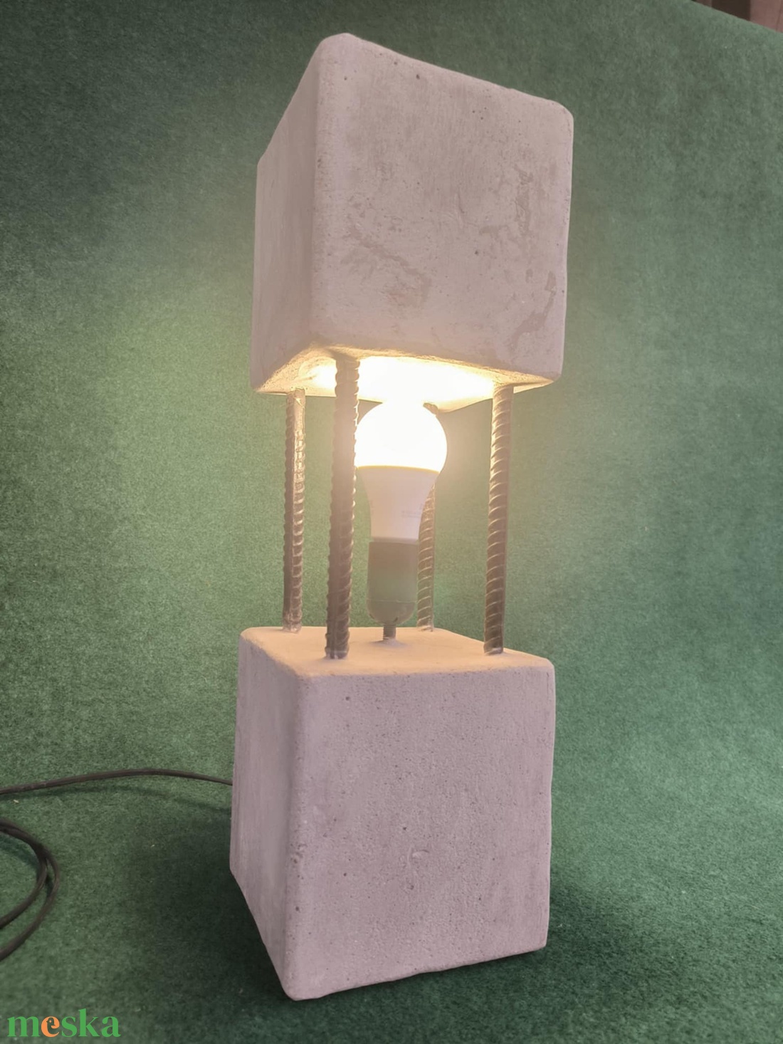 Beton lámpa - otthon & életmód - lámpa - állólámpa - Meska.hu